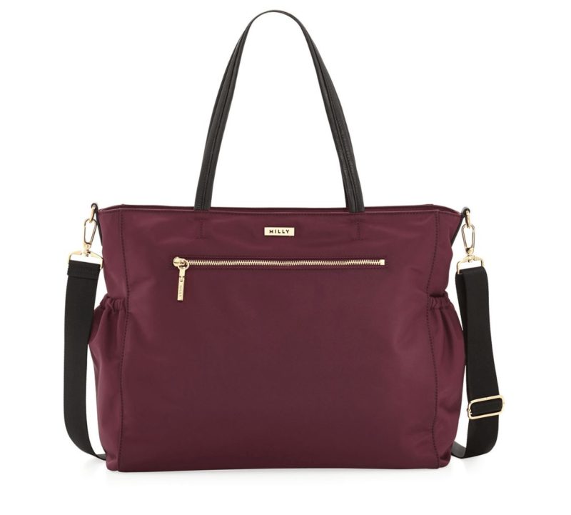 Milly Minis Solid Stitch Diaper Bag