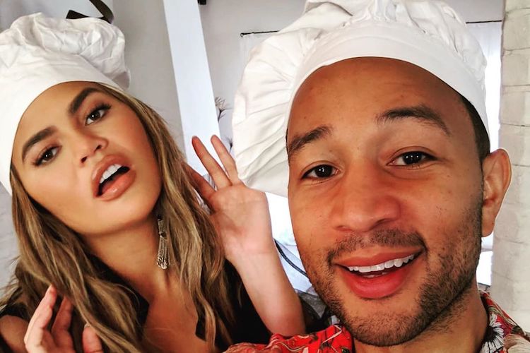 Chrissy Teigen Baby Bump