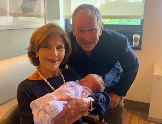 George W. Bush and Laura Bush.