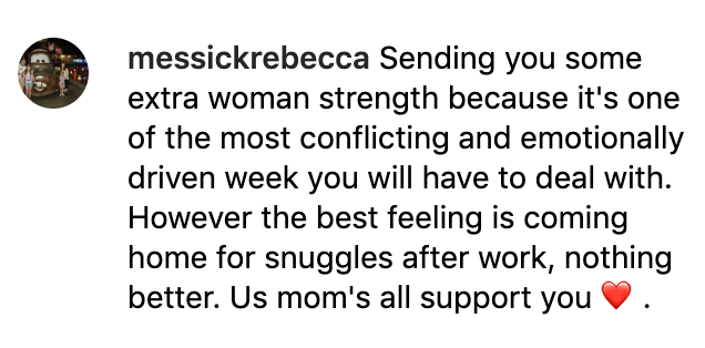 Like Every Mom, Amy Schumer Has All The Feels About Heading Back to Work | In an adorable snap shared on her Instagram, comedian and new mom Amy Schumer shared that she has all the feels about heading back to work.