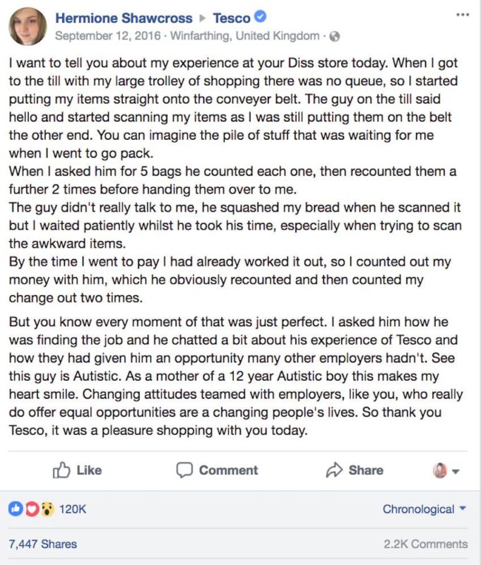 This Mom Had An Unexpected Response After a Grocery Store Cashier Took Forever To Ring Her Up | “The guy didn’t really talk to me, he squashed my bread when he scanned it but I waited patiently whilst he took his time, especially when trying to scan the awkward items.”