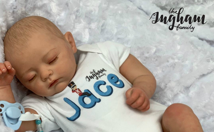 The Ingham Family Selling Replicas of Newborn Baby Jace