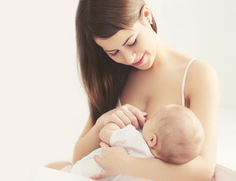 Mom breastfeeding