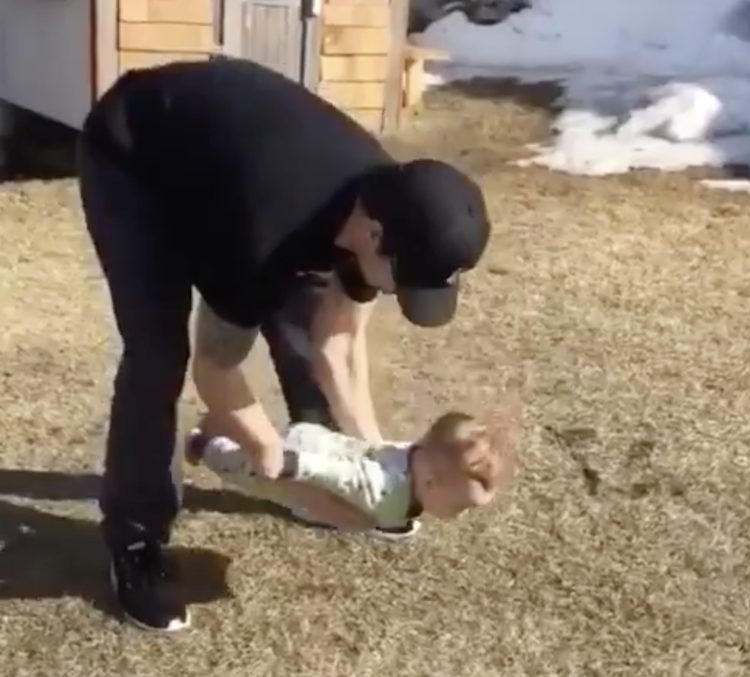 Viral Video Shows Kids Will Do Anything to Avoid Grass