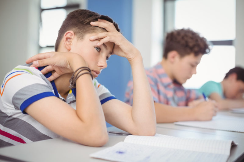 Middle school teacher helps kids understand emotional baggage