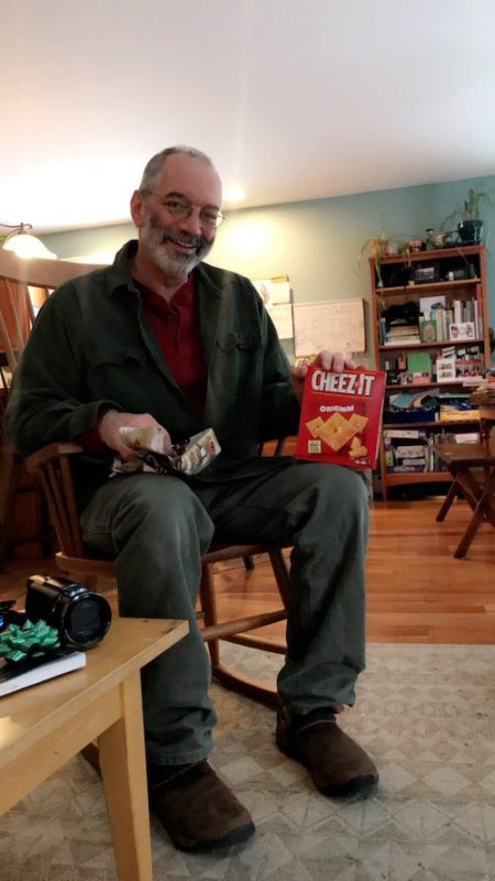 Girl Pranks Dad With Cheez-It