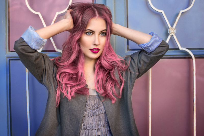 Colorful Hair for Fall Women