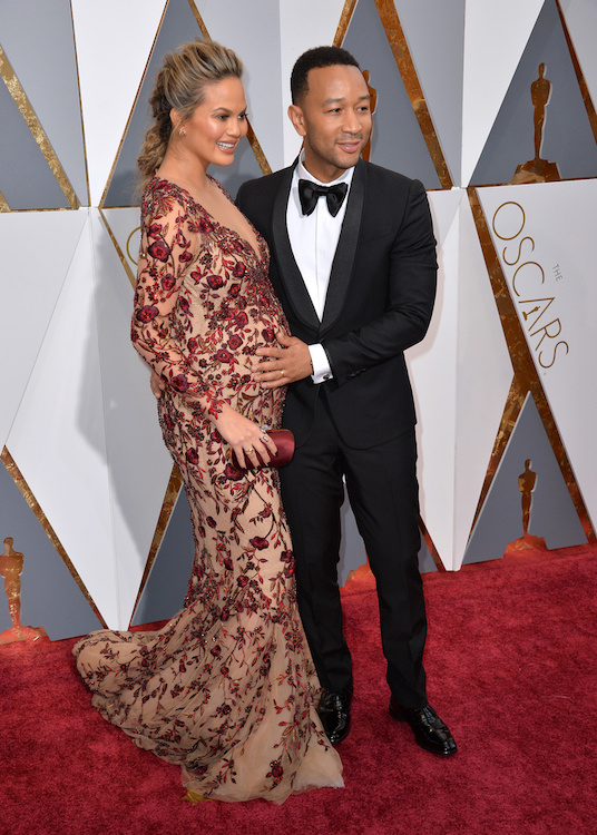 Chrissy Teigen and John Legend before they had kids