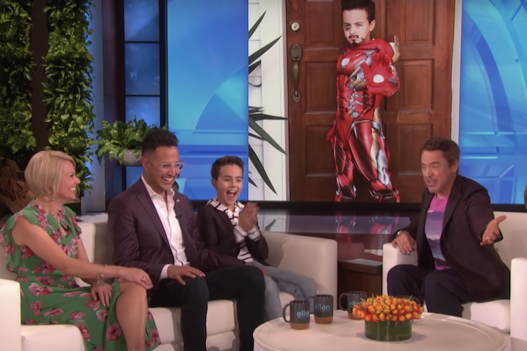 A 10-Year-Old Boy with Autism Became Verbal Thanks to 'Iron Man.' Then He Got to Meet Robert Downey, Jr.