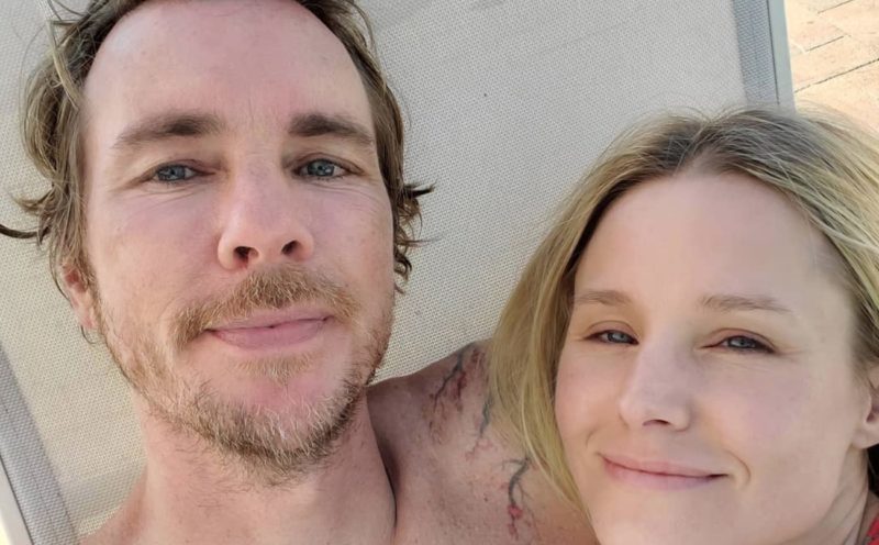 Kristen Bell Struggles to Keep a Straight Face While She Videotapes Herself Listening to Dax Shepard Teach Their Daughters About the Middle Finger