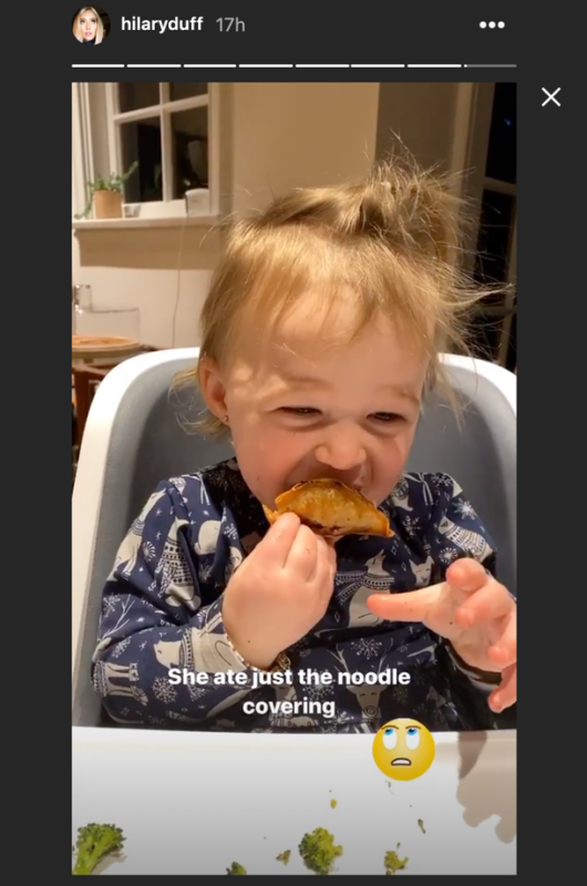 Hilary Duff Shares How She Tried to Trick Her Daughter Into Eating Her Veggies, But It Didn't Work | Hilary Duff, mom of two, is now the throes of picking eating, but has luckily figured out a few things that her daughter Banks, who turned one in October, enjoys eating on a regular basis.