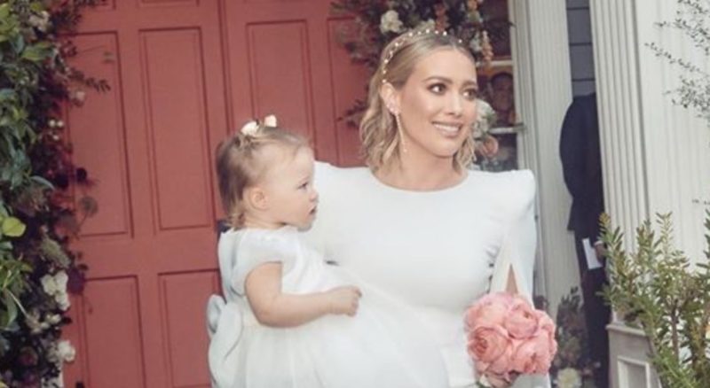 Actress Hilary Duff Is Saving Her Wedding Dress In Hopes That Her Daughter Banks Will Want to Wear It One Day