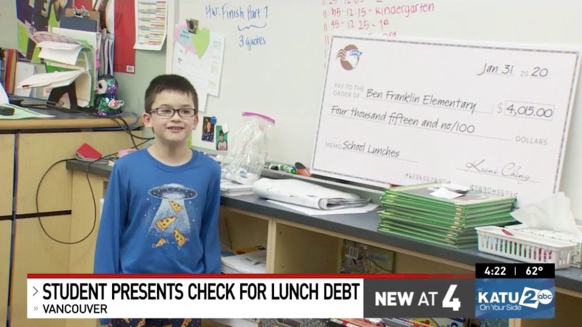 Boy Starts Keychain Business to Pay Off School's Lunch Debts