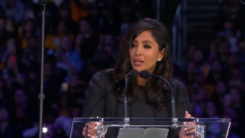 Vanessa Bryant's Gives Heartbreaking Speech at Memorial Service For Kobe and Gianna: "God knew they couldn't be on this earth without each other"