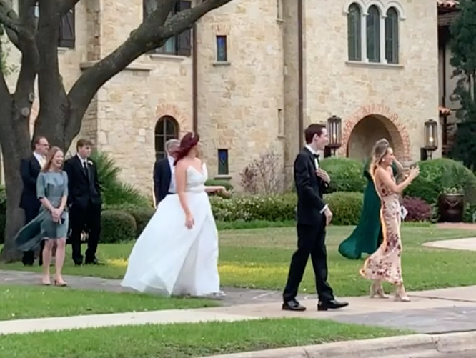 Texas Couple Bummed After Downsizing Wedding Get Surprise Parade