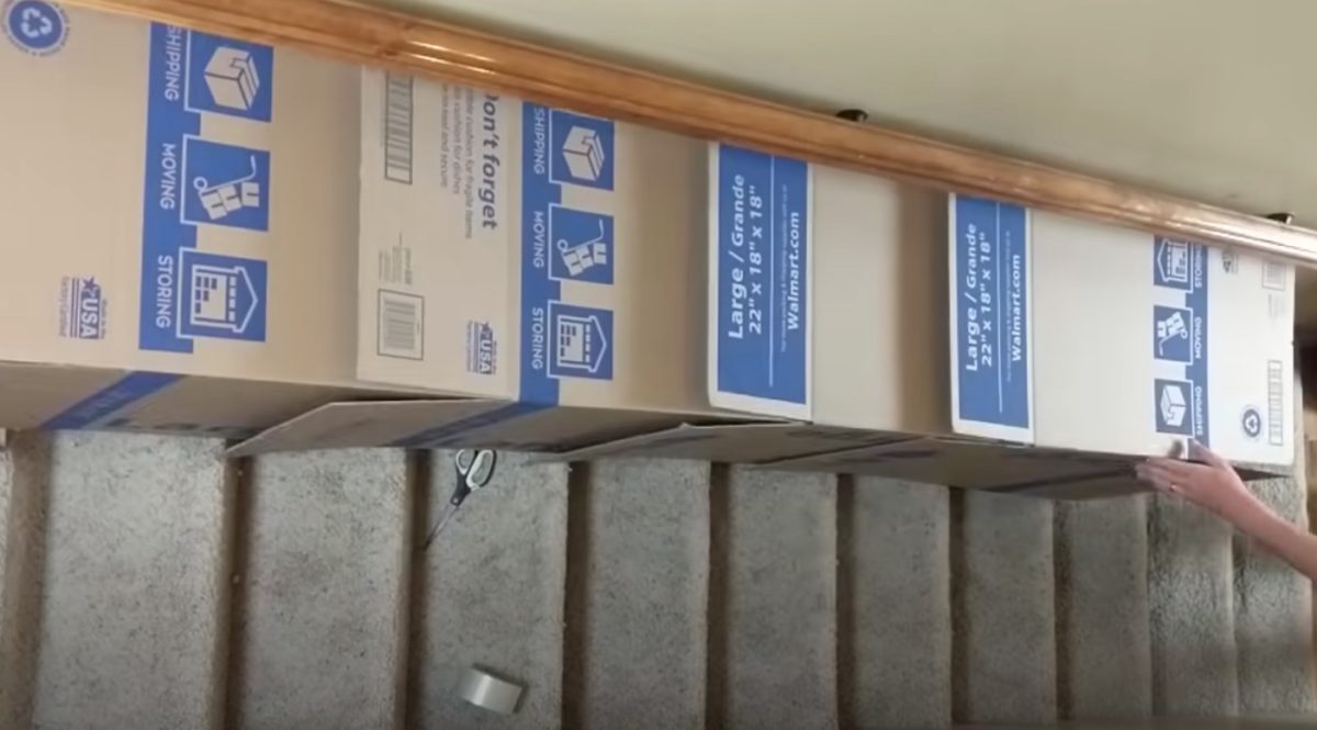 Dad Creates Quarantine Slide in Home for Kids... You Just Need Boxes and Tape | "This is something fun you can do during quarantine time..."