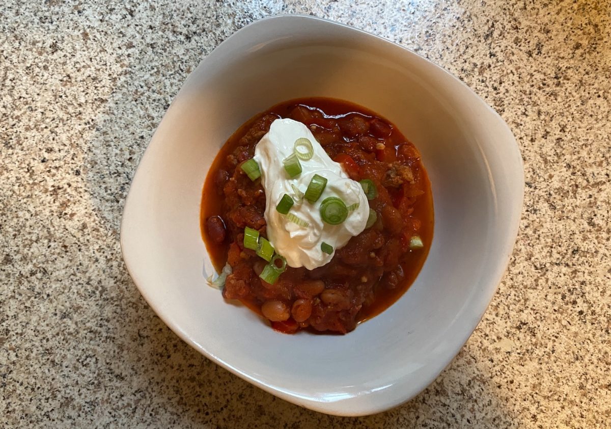 Ayesha Curry Shares 25 Minute Turkey Chili Recipe That Her Kids Love And It Really Is That Easy to Make, We Tried It | Add salt and pepper and then add it again.