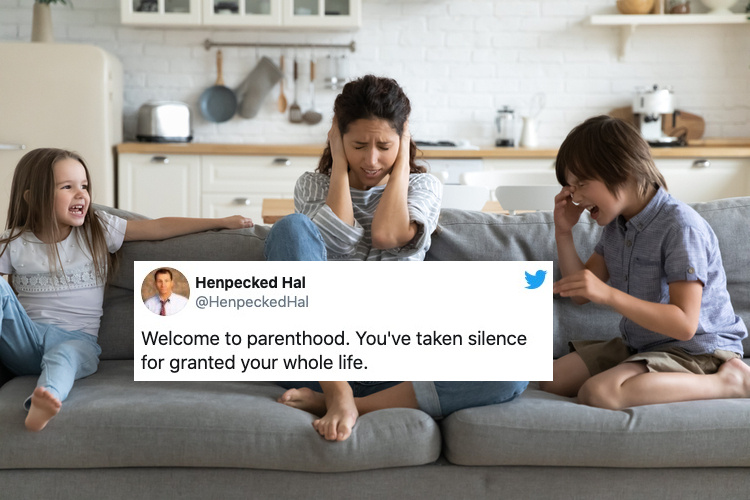 25 Brilliant Tweets About Parenting and Married Life from Henpecked Hal