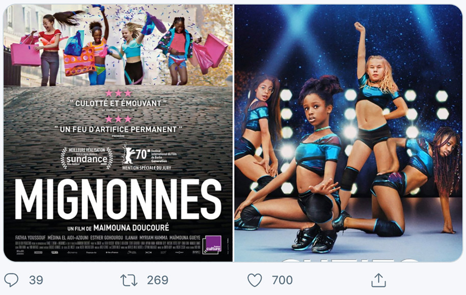 Netflix Apologizes for Poster Promoting Sundance Winner 'Cuties' — Some Think It Sexualized the Young Actresses | "We’re deeply sorry for the inappropriate artwork that we used for ‘Cuties.’"