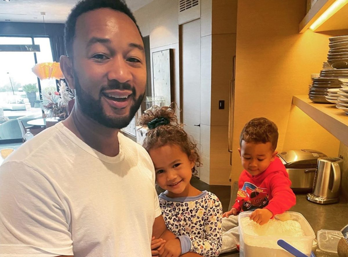 John Legend Praises Chrissy Teigen For Homeschooling Kids