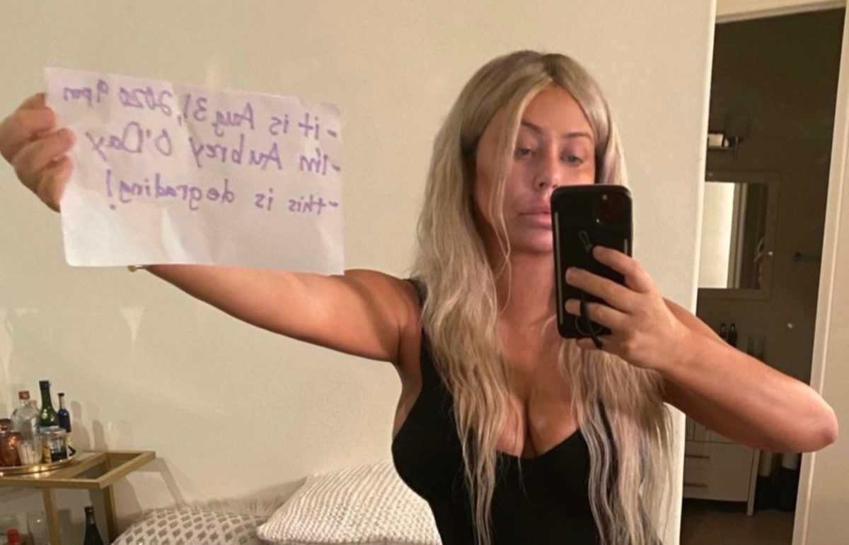 Aubrey O'Day Responds After the Daily Mail Posts Paparazzi Photos Claiming They Are of the Singer and Then Body-Shaming Her