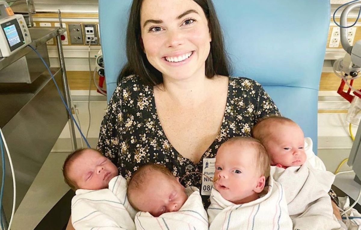 After Adopting 4 Siblings and Welcoming 1 Into the World, Mom and Dad Decided to Have Another...That's When She Learns She's Pregnant With Quadruplets