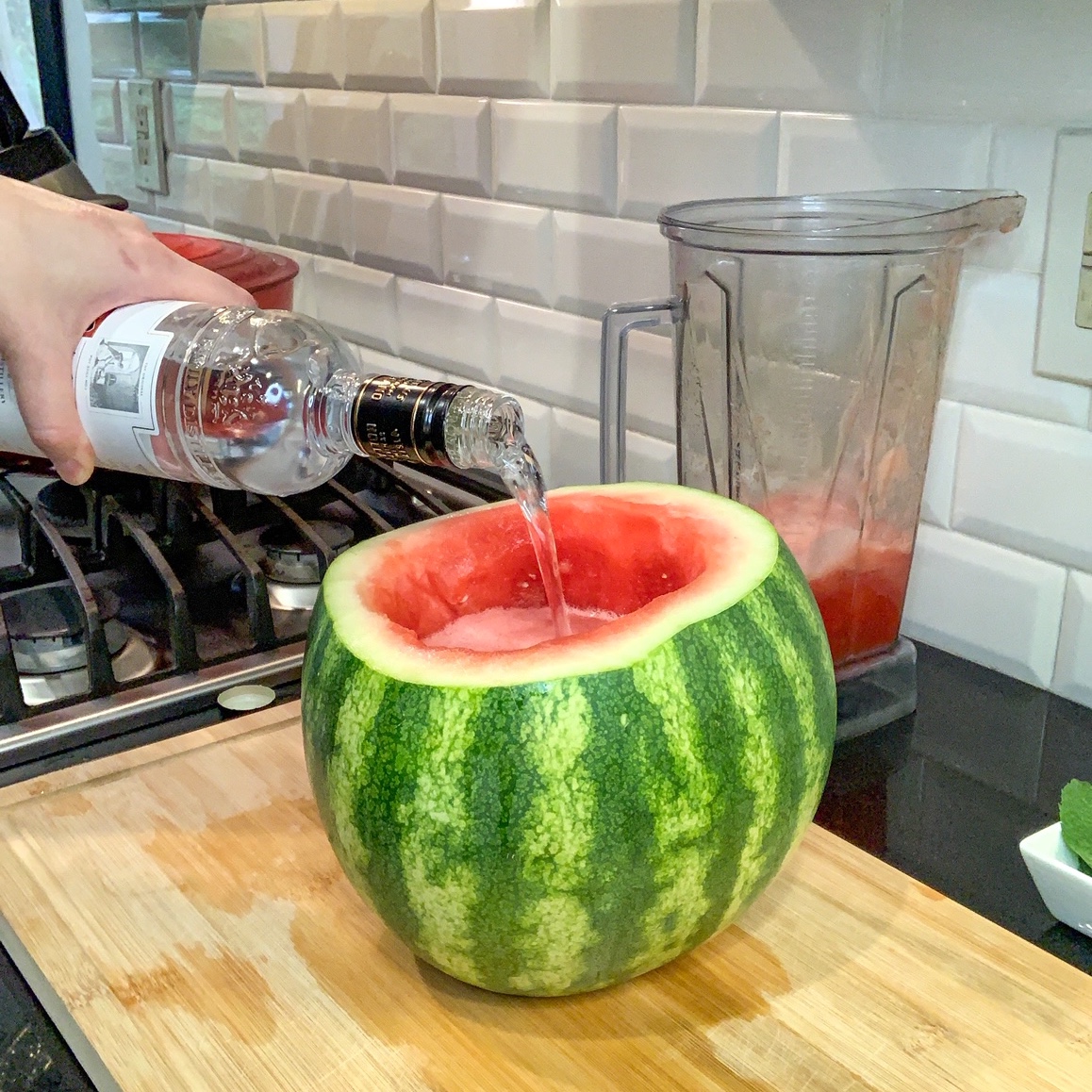 Amy Schumer’s Watermelon Vodka Punch Bowl Is Festive With Only 3 Simple Ingredients