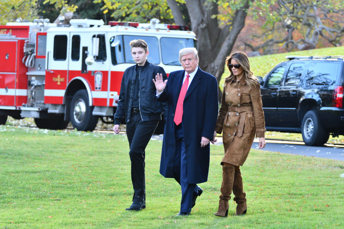 First Lady Melania Trump Reveals Her Son Barron Trump Had Also Tested Positive for COVID-19, But Showed No Symptoms | Melania revealed that Barron didn't show any symptoms.