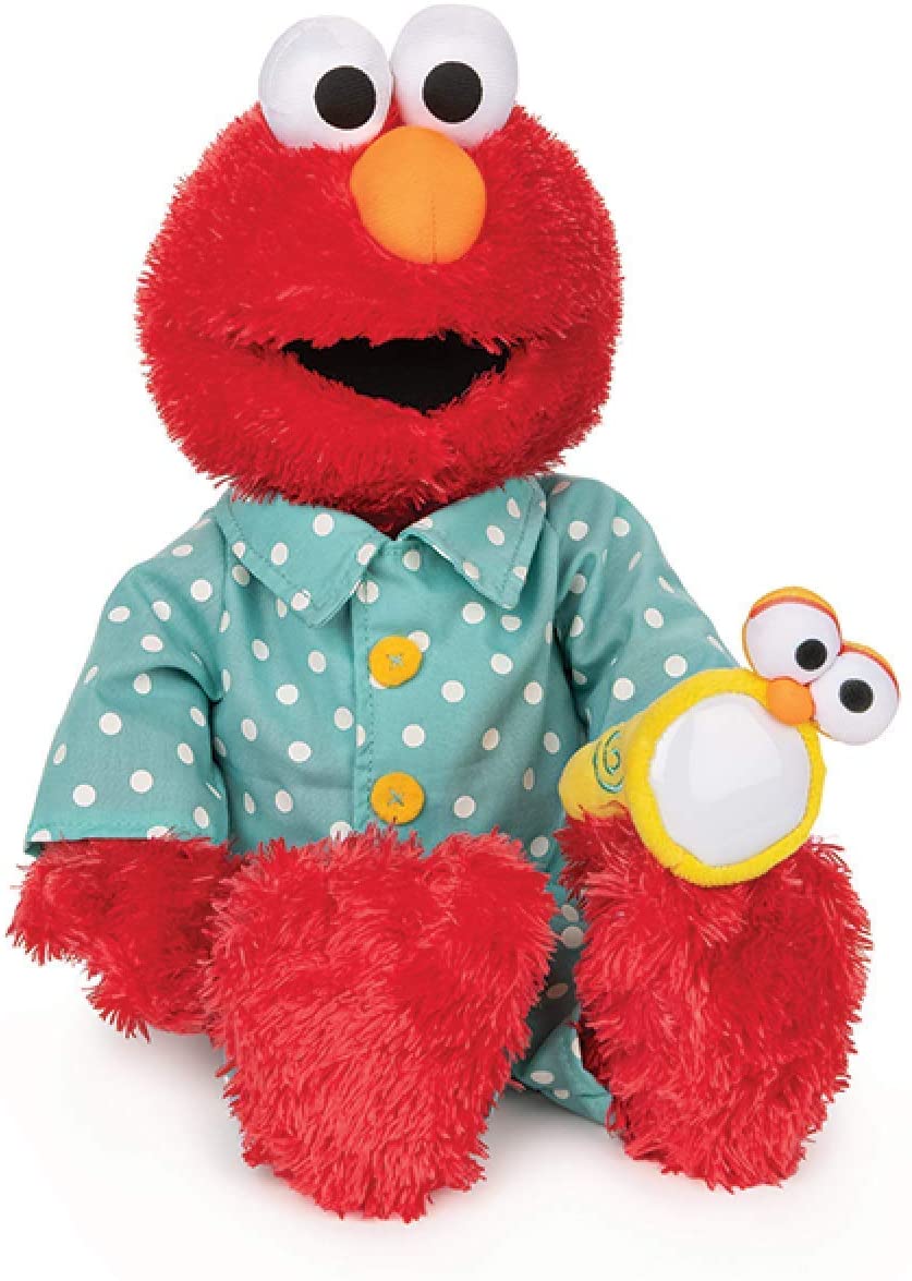 GUND Elmo Bedtime with Light-Up Flashlight