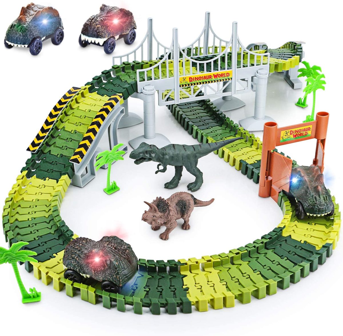 Dinosaur Toys Create A Dinosaur World Road Race, Best 35 Toys of 2020 to Gift for Your Nieces and Nephews From Amazon