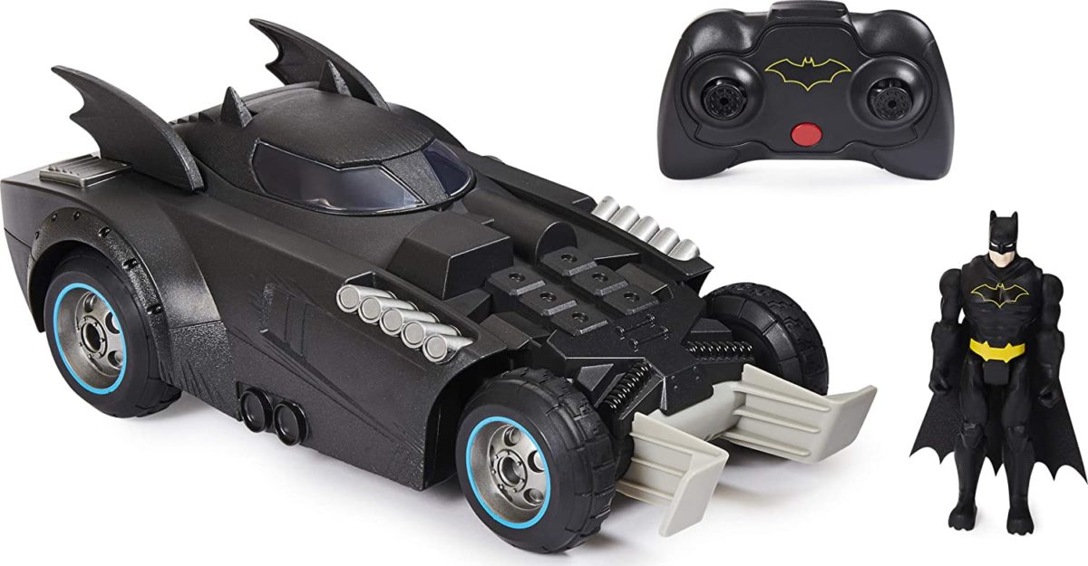 Batman Launch and Defend Batmobile Remote Control Vehicle with Exclusive 4-inch Action Figure