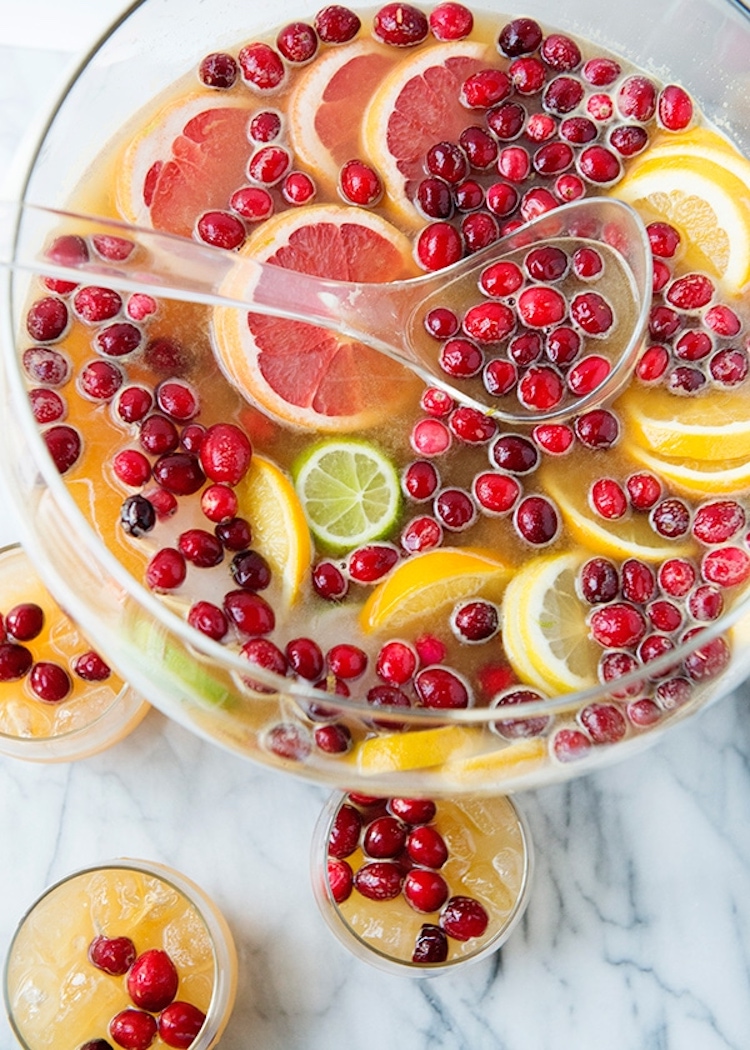 We Found 12 Heavenly Holiday Cocktails Guaranteed To Bring You Joy Jingle Juice Punch Bowl