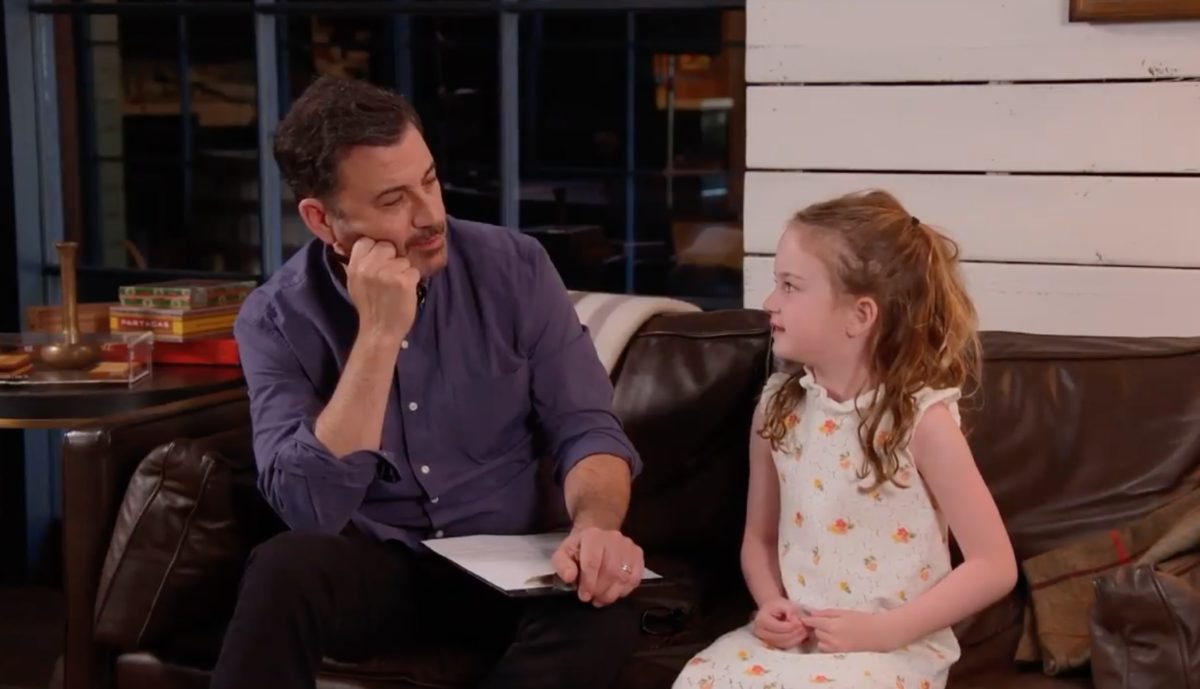 Jimmy Kimmel Says His 6-Year-Old Daughter Was Watching CNN 