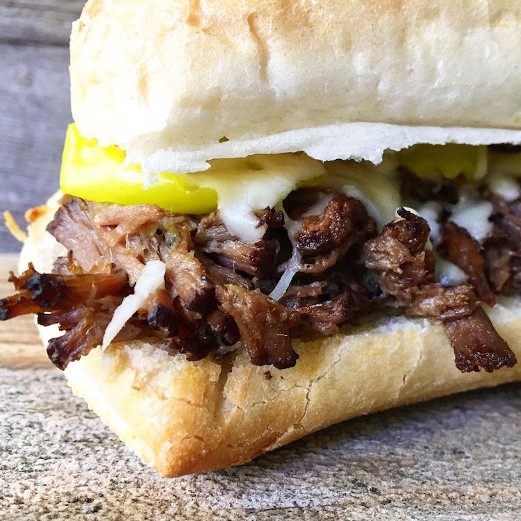 Slow Cooker Italian Beef Sandwiches