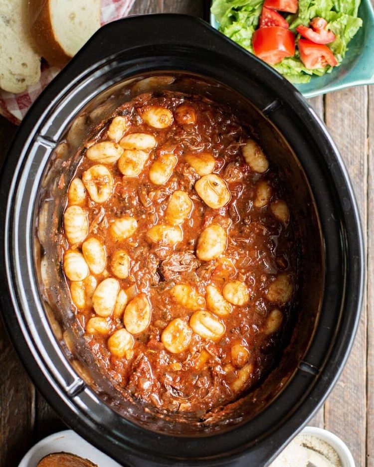 Slow Cooker Short Rib Ragu with Gnocchi