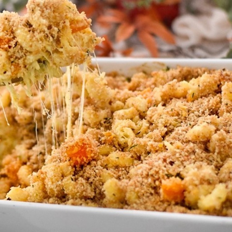 10 Modern Thanksgiving Sides Certain to Refresh Your Holiday Dinner Butternut Squash Macaroni and Cheese