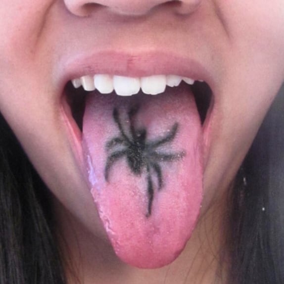 25 Real Tongue Tattoos That We Don't Have a Taste For