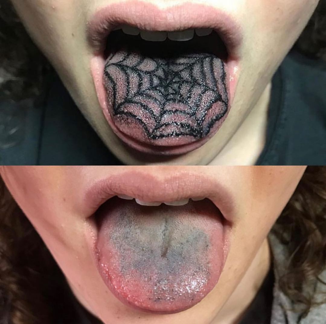 25 Real Tongue Tattoos That We Don't Have a Taste For