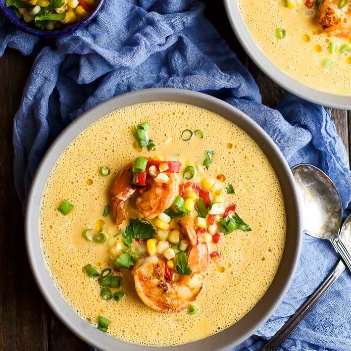 30 Blender Recipes That Aren’t Smoothies Corn Chowder with Shrimp