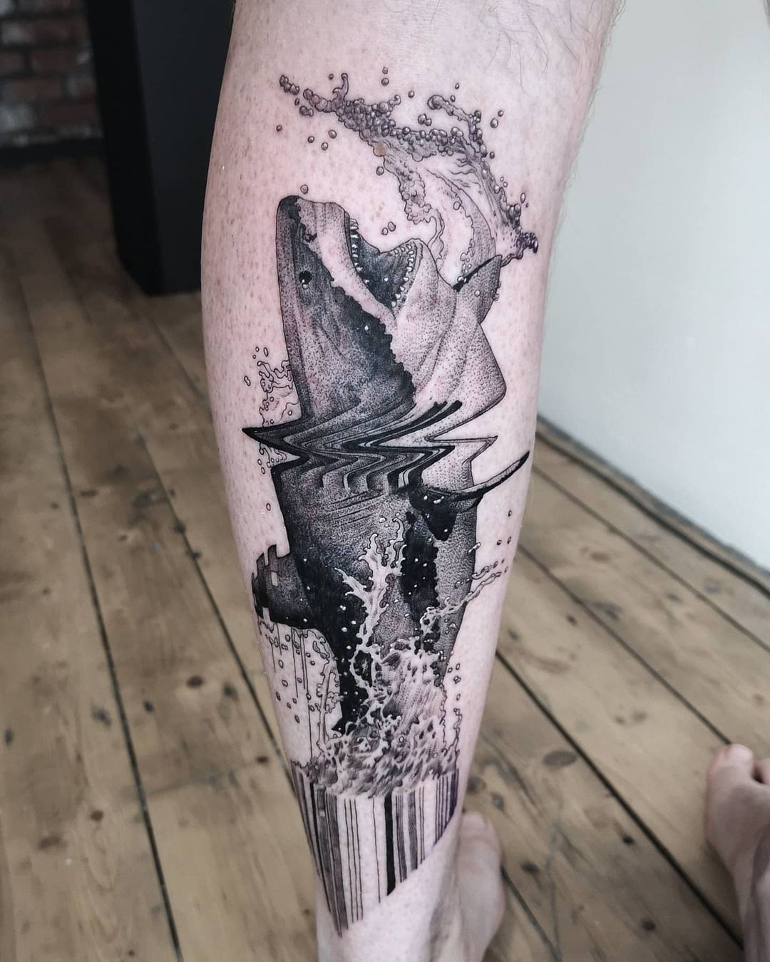 25 Glitch Tattoos That Showcase This Emerging, Trippy Trend