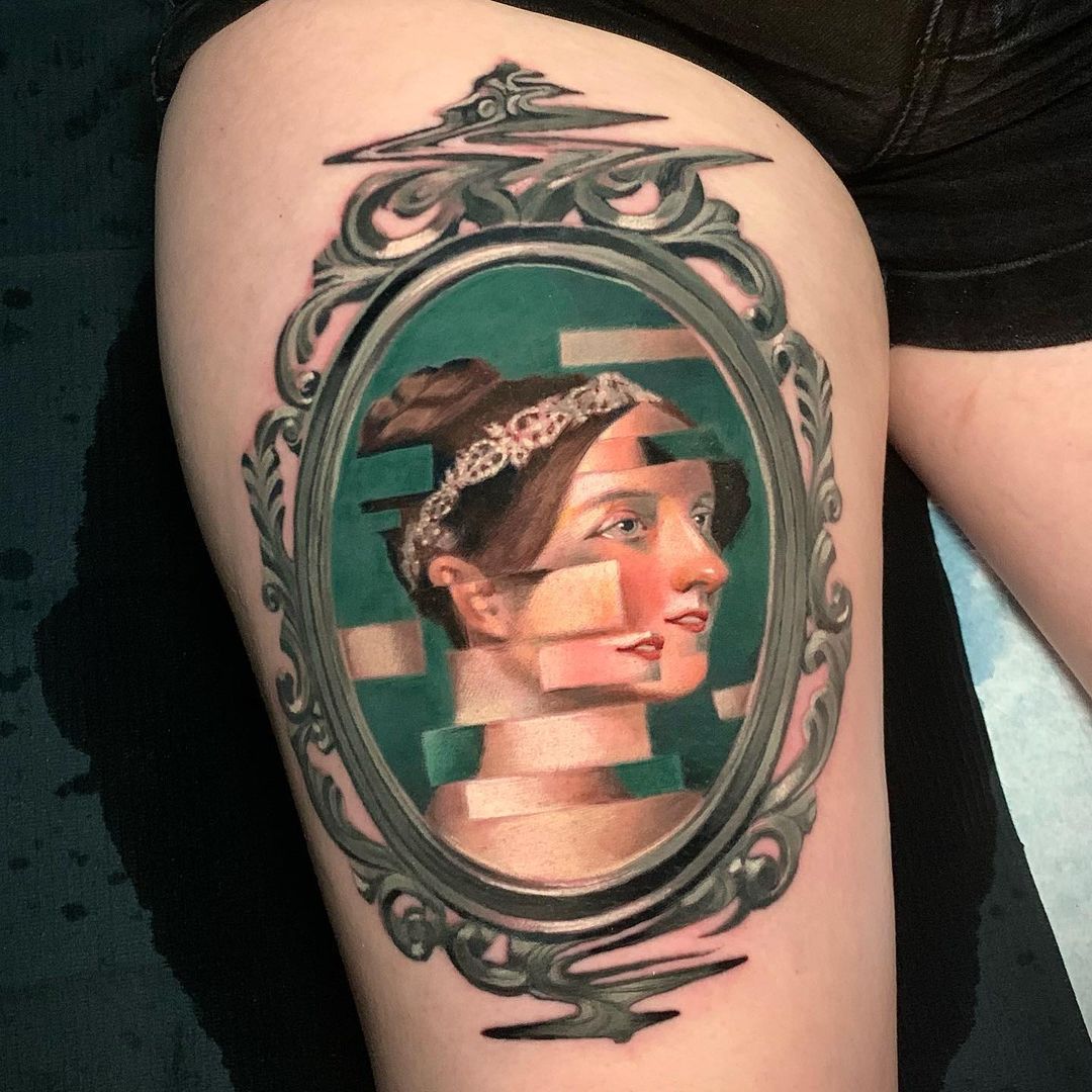 25 Glitch Tattoos That Showcase This Emerging, Trippy Trend