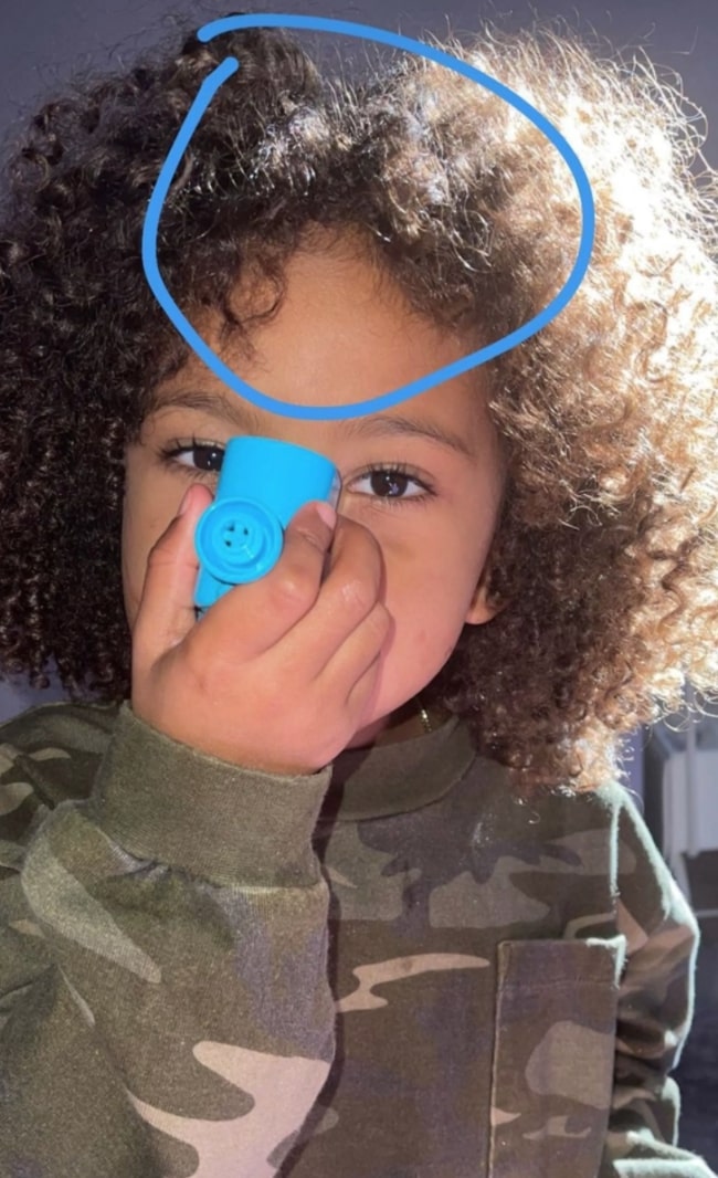 Yup, Even Kim Kardashian's Son Cuts His Own Hair