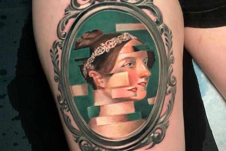 25 Glitch Tattoos That Showcase This Emerging, Trippy Trend