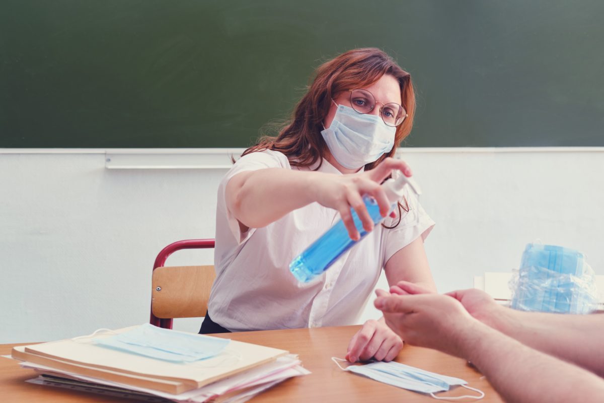 Teacher Sprays Learning Disabled Students With Disinfectant