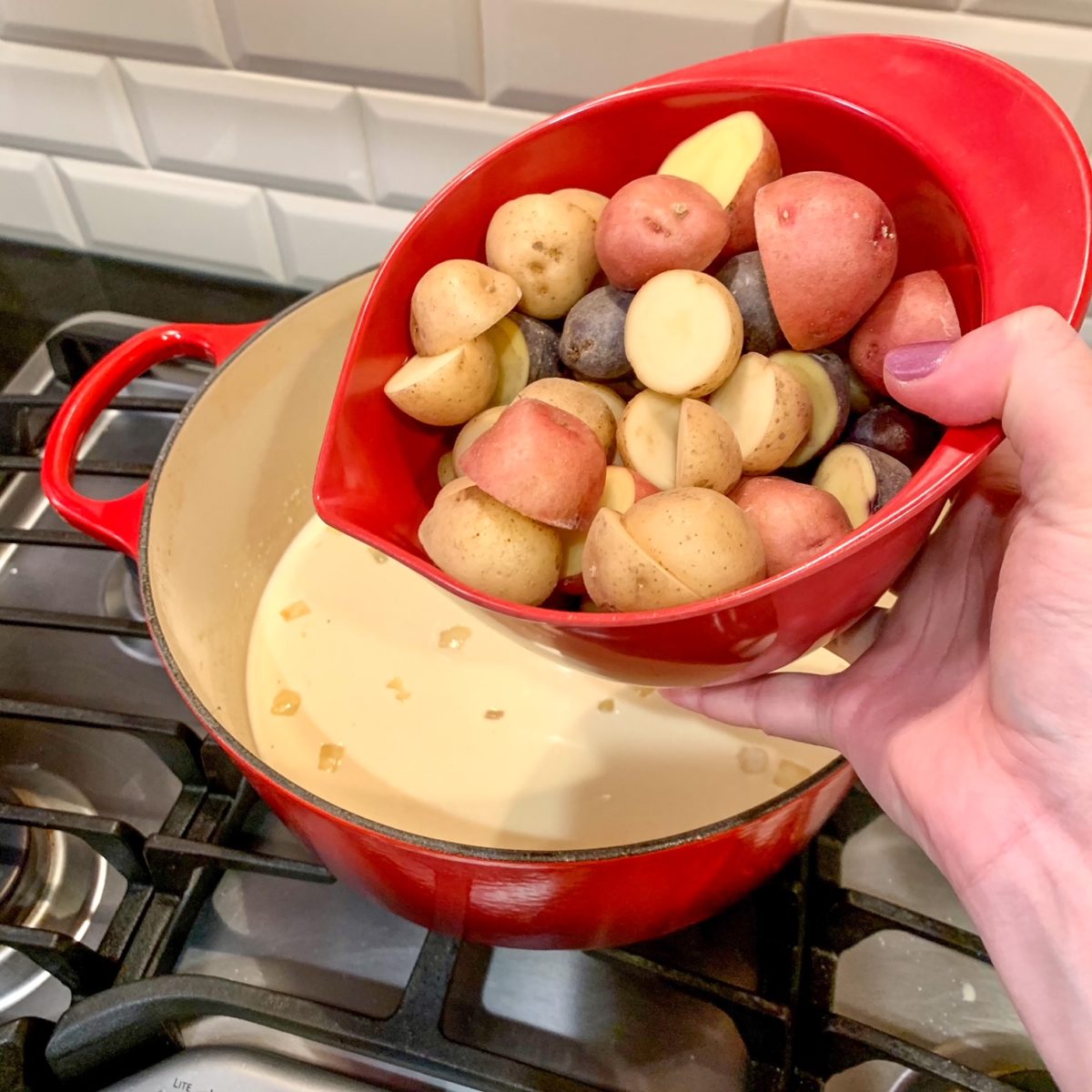 30 Minute Seafood Chowder Bread Bowls from Ayesha Curry