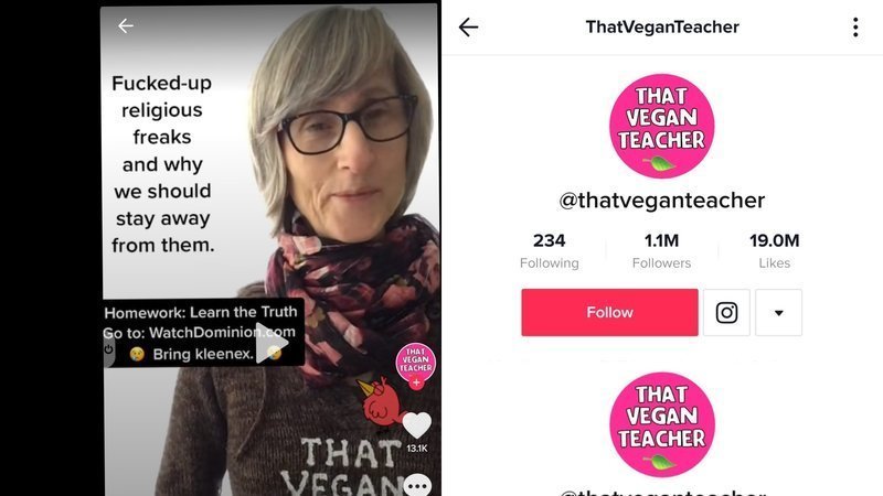 'That Vegan Teacher' Gets the Chop! TikTok Bans Controversial Account After 20,000 Sign Petition