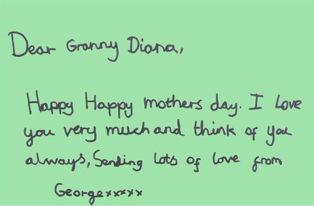 Prince George and Princess Charlotte Write Letters to 'Granny Diana' While Celebrating Britain's Mother's Day