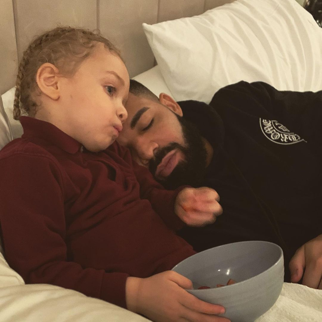 Drake Posts Clip Of 3-Year-Old Son Adonis Playing Basketball