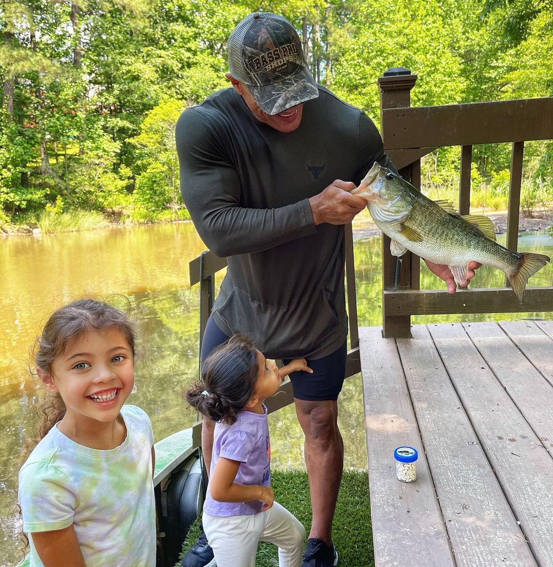 Dwayne Johnson Boasts About His Brave Girls On Fishing Trip