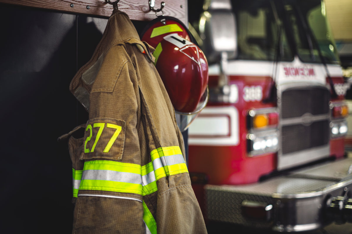 Daughter Of Firefighter Dawns Father's Firefighter Jacket To High School Graduation